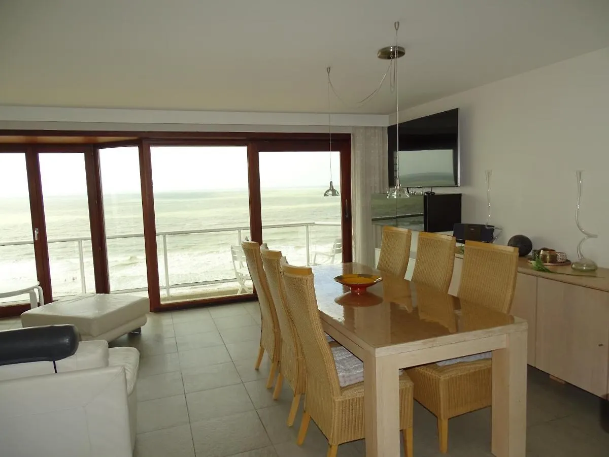 Luxury App, Frontal Sea View + South Terrace + Garage Apartamento Middelkerke 0*,